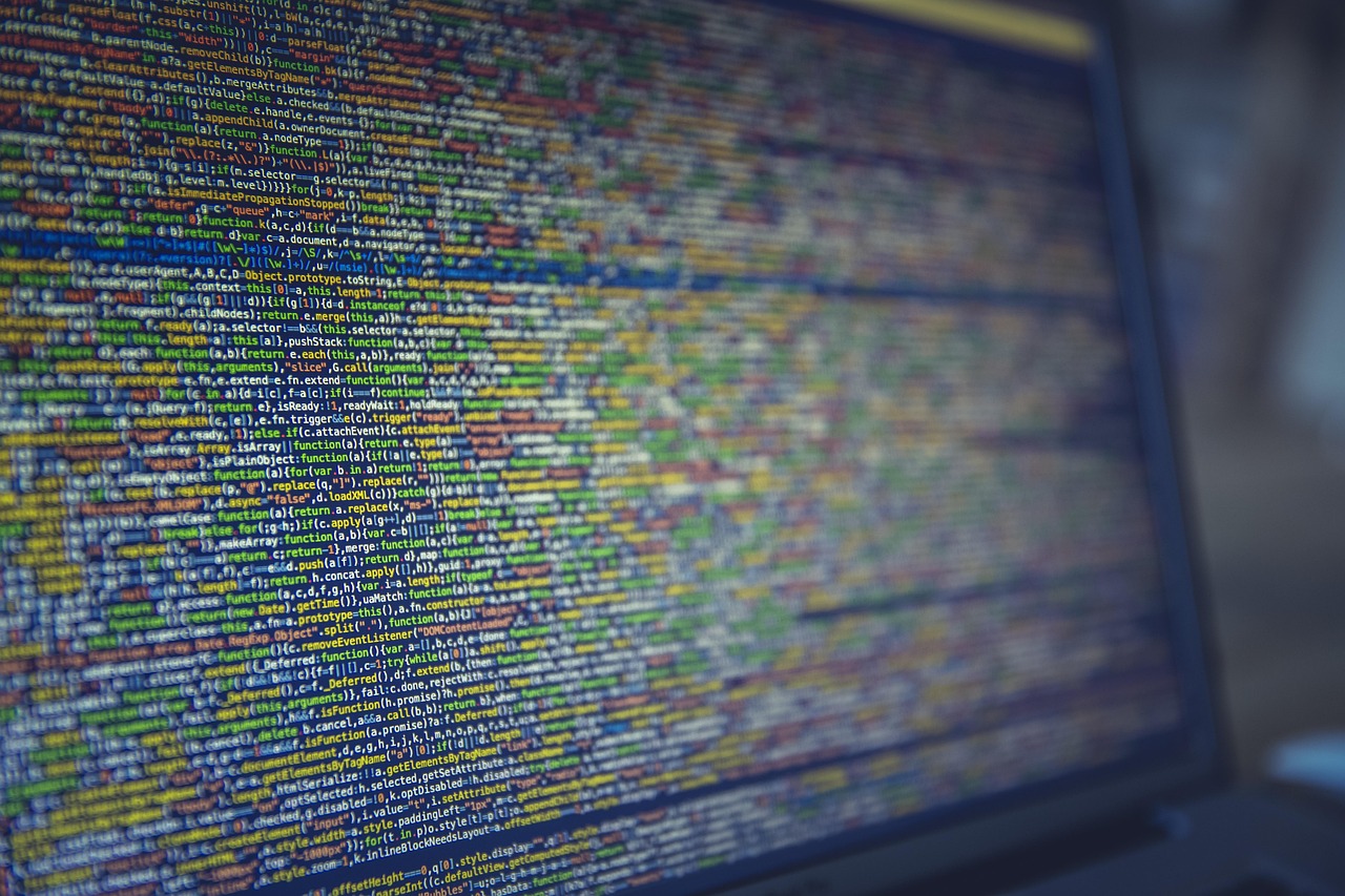 computer data screen