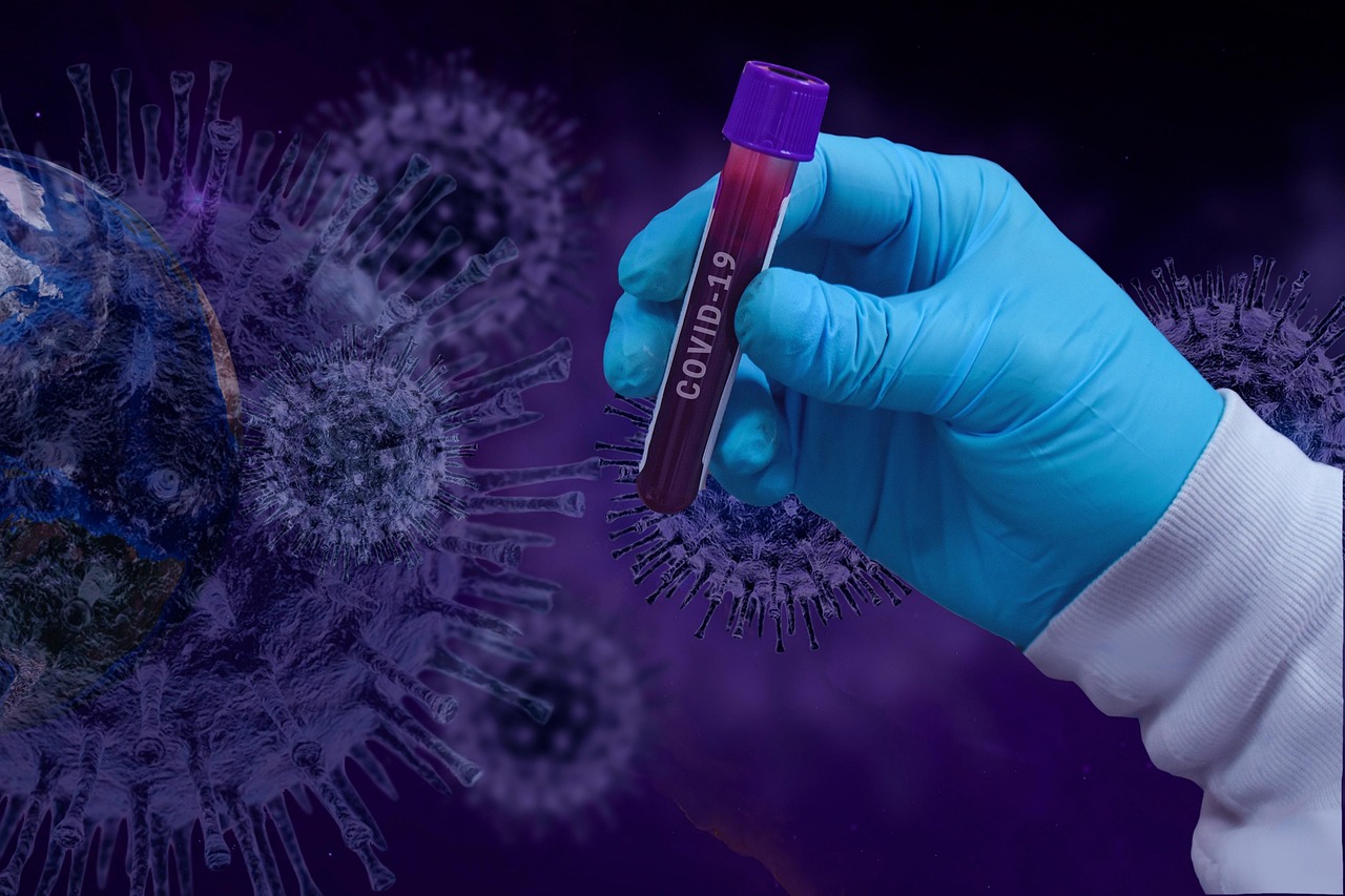 980 Dont mess with COVID COVID blood test in vial