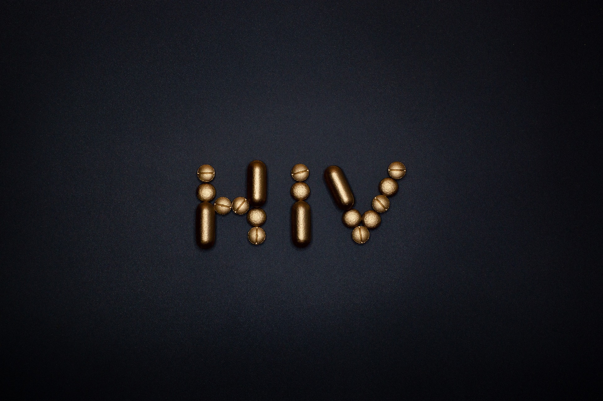 985 Where did the HIV Resistance Gene come from graphic of letter HIV